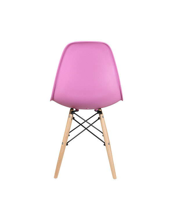 Стул обеденный EAMES DSW WX-503, пластик розовый
